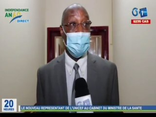 RTG / Visite du nouveau représentant de l’UNICEF au Gabon au cabinet du Ministre de la santé