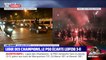 Les supporters parisiens laissent éclater leur joie après la qualification du PSG en finale de Ligue des Champions
