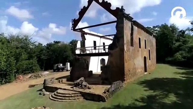 Imagens aéreas da Igreja de Queimado