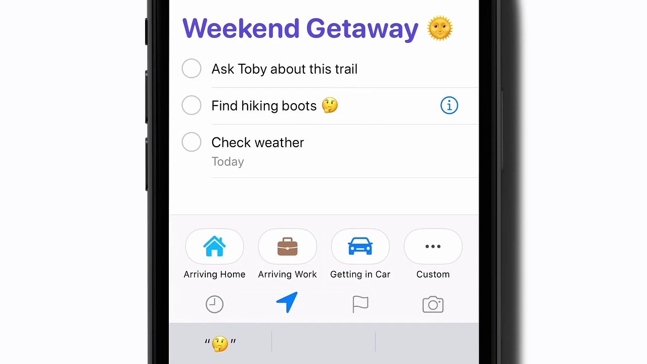 Bien débuter avec la barre d'outils rapide dans Rappels — Apple Support