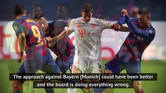 Barca fans divided on Setien sacking but Messi must stay