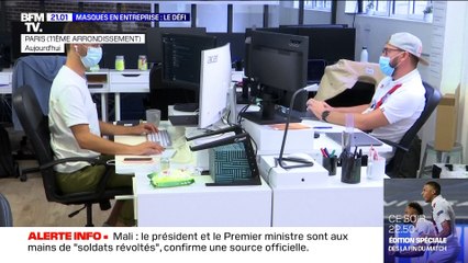 Masques en entreprise: le défi - 18/08