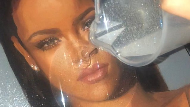 Artist recreates lifelike portraits of celebrities with paint