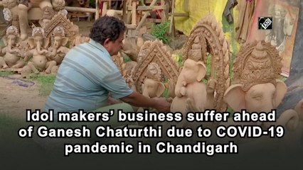 Idol makers’ business suffer ahead of Ganesh Chaturthi due to COVID-19 pandemic in Chandigarh
