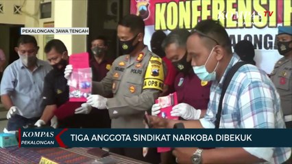 Tiga Anggota Sindikat Narkoba Diamankan Pihak Kepolisian