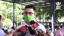 Estudiantes de Managua celebran a la patria con grandes actividades