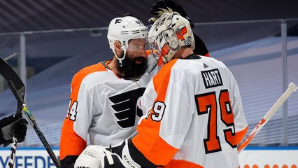 Carter Hart records second straight shutout
