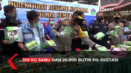 Detik-Detik Penyergapan Pengedar Sabu 100 Kilogram di Medan.