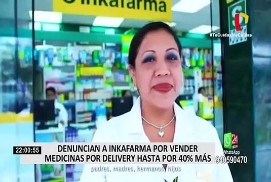 Denuncian a Inkafarma por vender medicinas por delivery con 40 % más del costo real