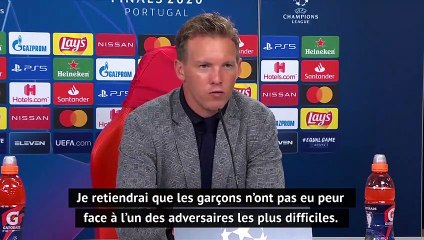 Leipzig - Nagelsmann : "le PSG était tout simplement meilleur aujourd'hui"