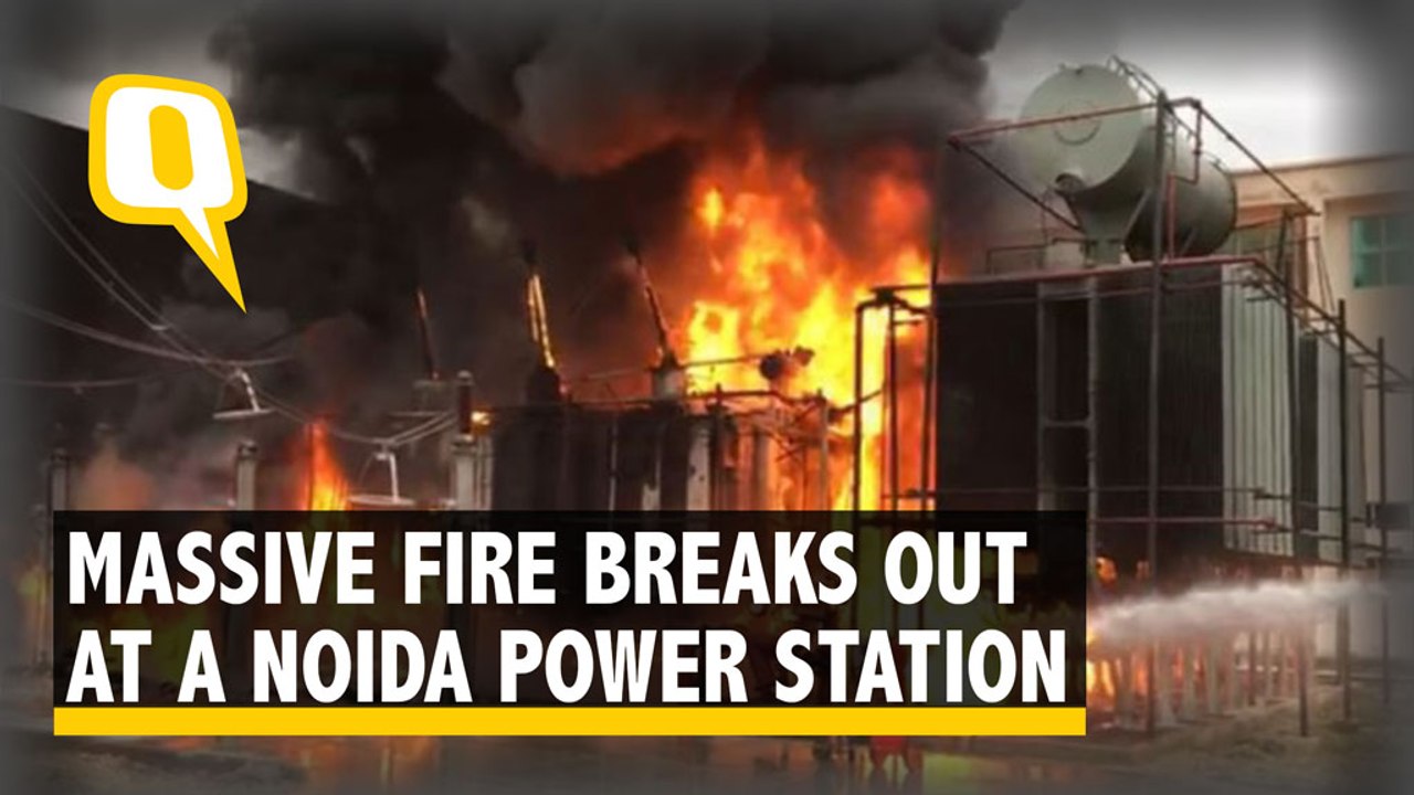 Massive Fire Breaks Out at Noida Power Sub-Station, No Casualties Reported