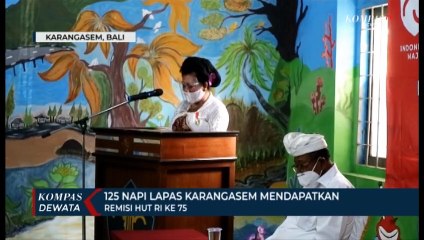 Ratusan Napi Dapat Remisi HUT RI