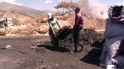 Kavurucu sıcakta kan ter içinde ekmek mücadelesi