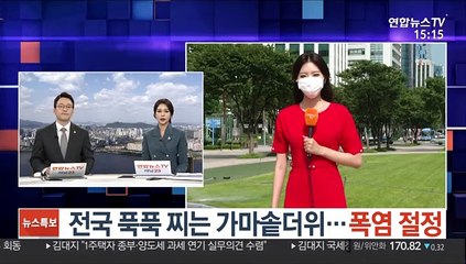 [날씨] 푹푹 찌는 무더위…폭염 절정