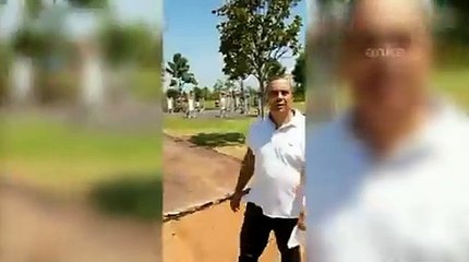 AKP'li belediye kentin en büyük parkındaki yürüyüş yoluna asfalt döktü