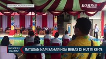 Ratusan Napi Samarinda Bebas Di HUT RI Ke-75
