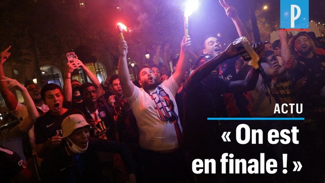 Victoire du PSG : Les supporters parisiens exultent sur les Champs-Elysées