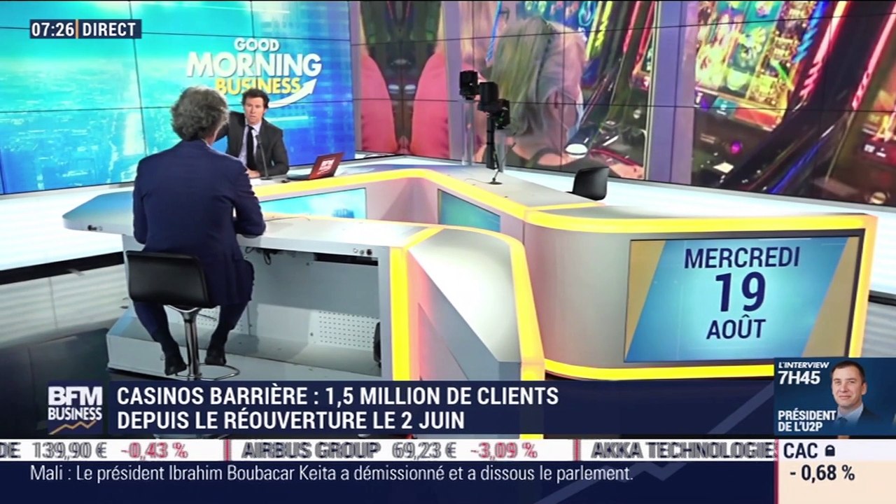 Eric Cavillon (groupe Barrière) : Le groupe Barrière constate une fréquentation stable des casinos cet été par rapport à l'an dernier - 19/08