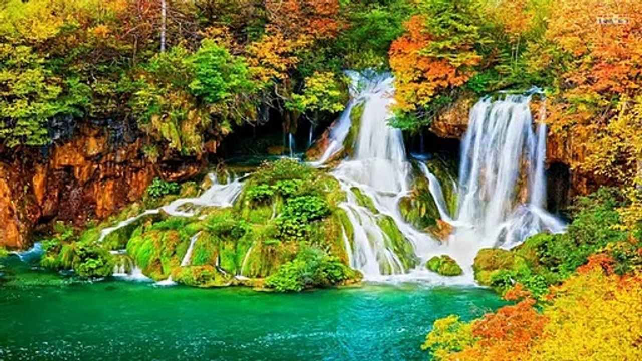 Top 70 Beautiful Autumn Waterfall in the World