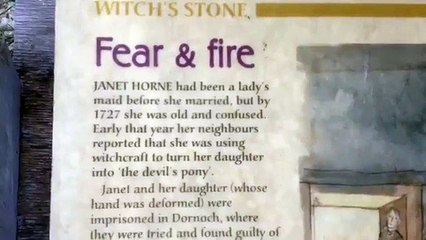 Witch stone, Dornoch, Scotland