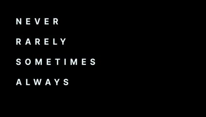 NEVER RARELY SOMETIMES ALWAYS - VOST - sortie  le 19 juillet 2020