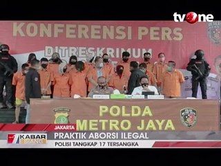 Polisi Tangkap 17 Tersangka Praktik Aborsi Ilegal