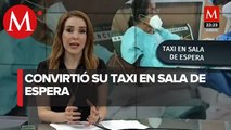 Taxista obligado a dejar su trabajo para convertir su unidad en sala de espera