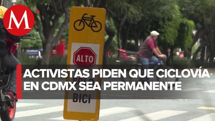Ciclovía de Insurgentes podría ser permanente... pero faltan recursos