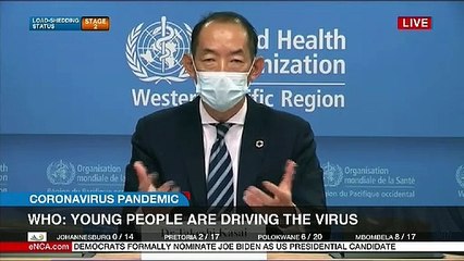 WHO says young people are driving the virus