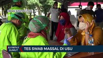 Tes Swab Massal di Universitas Sumatera Utara
