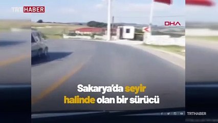 Hatalı sollama yapan araç kazaya ramak kala durabildi