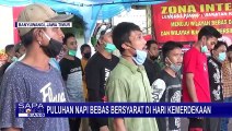 Dinyatakan Bebas Bersyarat, Puluhan Warga Binaan Lapas Cium Bendera Merah Putih