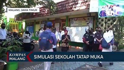 SMP di Malang Gelar Simulasi Tatap Muka