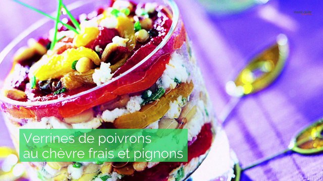 Recettes de verrines d'été