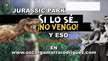 EL RODAJE DE JURASSIC PARK IMPREVISTOS