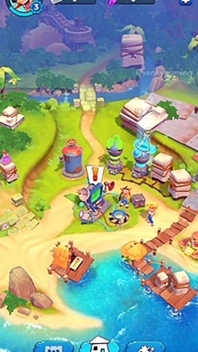 QUICK HARD RUN IN CRASH BANDICOOT- ON THE RUN _ MOBILE GAMEPLAY