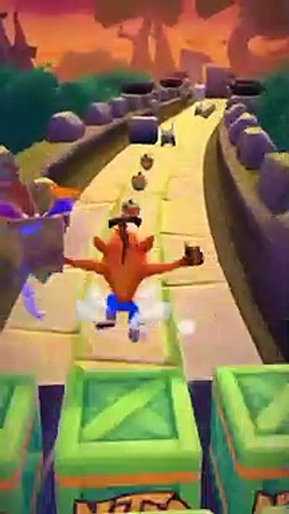 NEW WORLD IN CRASH BANDICOOT- ON THE RUN _ MOBILE GAMEPLAY