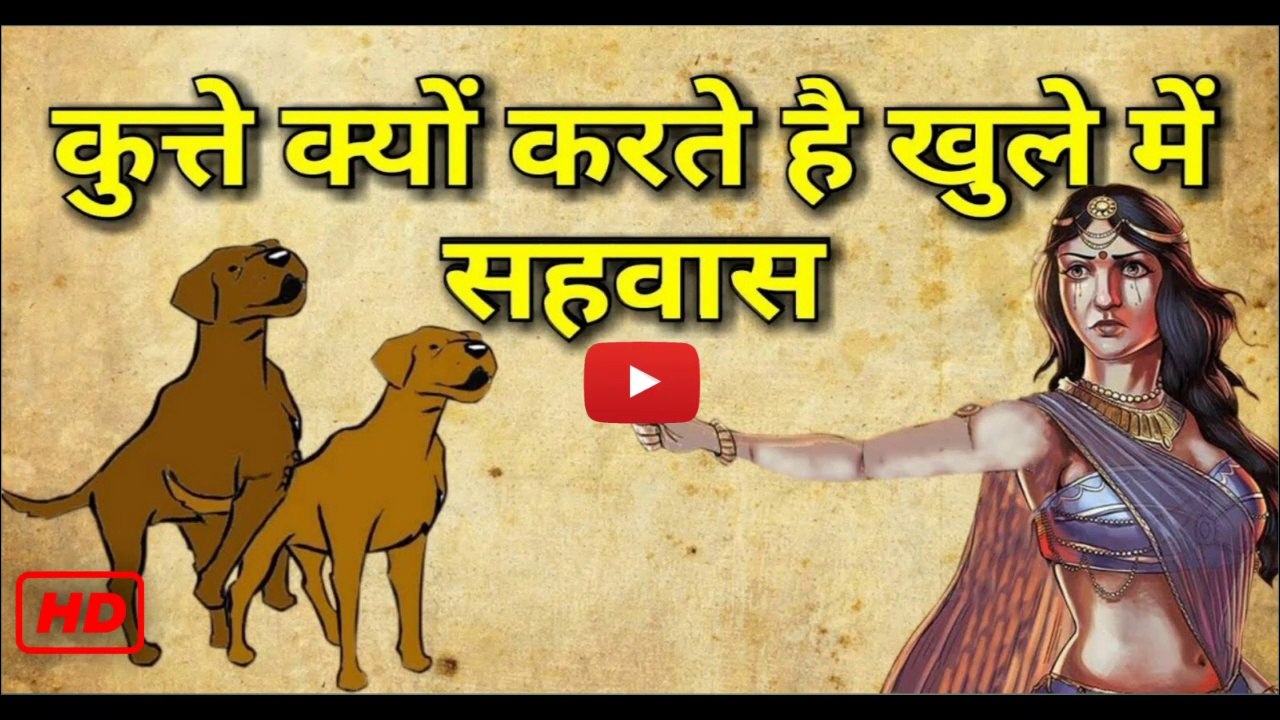 द्रौपदी के श्राप के कारण ... कुत्ते करते है "खुले में सहवास" !!! Brand NEW Letest In Hindi 2017