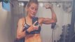 Ellie Goulding flaunts impressive muscles in new selfie