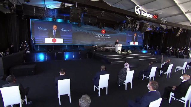 Cumhurbaşkanı Erdoğan: 'Bir asır önce nasıl millet olarak Sevr'i yırtıp atmışsak bugün de Doğu Akdeniz'de ülkemize dayatılmaya çalışılan Sevr'e boyun eğmeyeceğiz'' - ANKARA