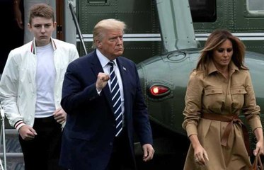 Melania hace nuevo desplante a Donald Trump: rechaza su mano ¡otra vez!