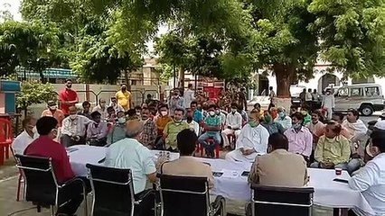 आगामी त्योहारों को लेकर अधिकारियों ने की मीटिंग