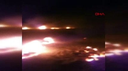 Meteor yangını olduğu iddia edilen alanda mıknatıslarla gök taşı aradılar