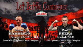 Scott Harrison Vs Paul Peers - Pre Fight Interviews etc LET BATTLE COMMENCE 18th July 2020
