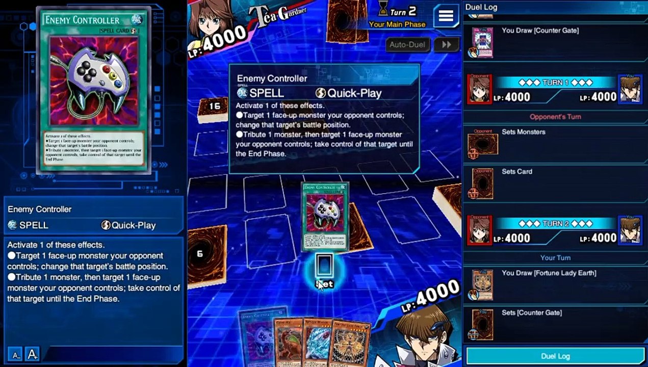 YuGiOh Duel Links - How to Farm Tea Garder LV40