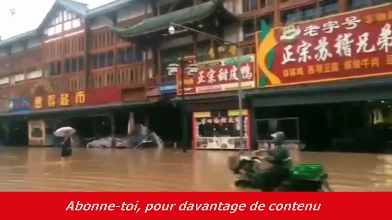 Inondations dans le Sichuan, 100 000 personnes évacuées ! Août 2020