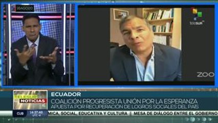 Alianza Unes presenta candidato a la Presidencia de Ecuador