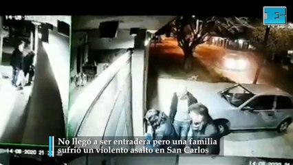 Una familia sufrió un violento asalto en San Carlos
