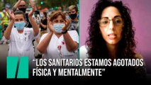 María Ramírez: “Los sanitarios estamos agotados física y mentalmente”