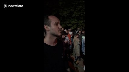 Man released from detention centre in Minsk says 'they broke our fingers to unlock our phones'